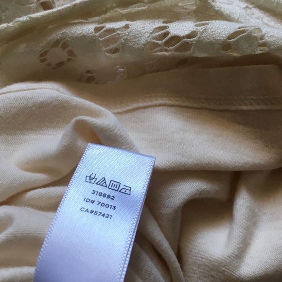 π LOFT cream lace tank - Picture 4 of 6